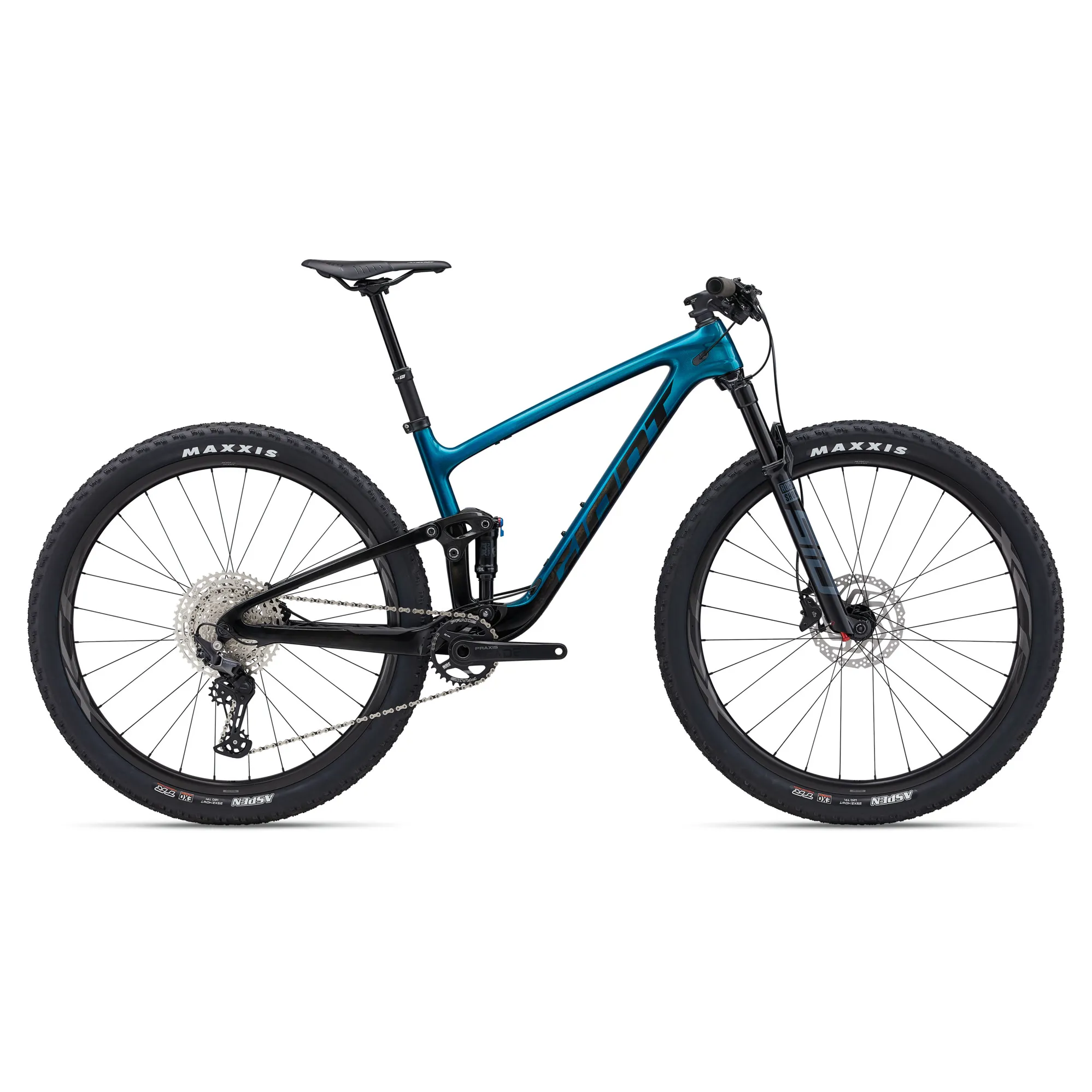 Giant Anthem Advanced 29 Cross Country Dual Suspension Mountain Bike in Sea Sparkle